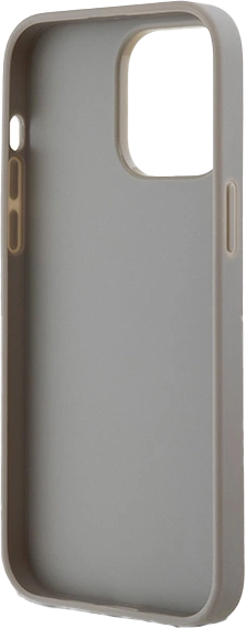 Панель DKNY Leather Mono Stripe & Metal Logo для Apple iPhone 14 Pro Max Beige (3666339260521) - зображення 7