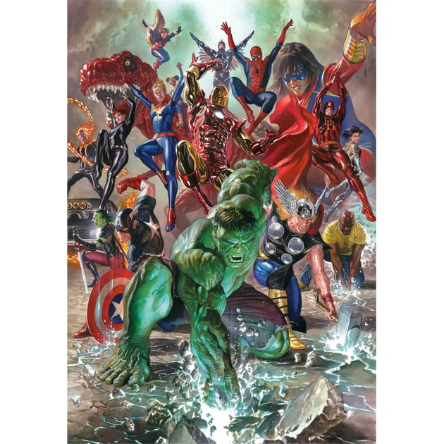 Пазл Мстители Марвел - The Avengers Marvel - 500 шт Clementoni 35546 - Фото 2 Пазл Мстители Марвел - The Avengers Marvel - 500 шт Clementoni 35546 - изображение 2