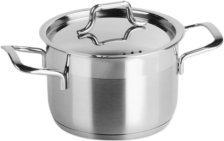 Garnek Orion Anett z pokrywką ze stali nierdzewnej 1.5 l (8697414827235) - obraz 1