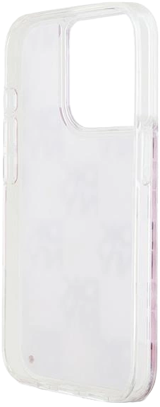 Etui DKNY Liquid Glitter Multilogo do Apple iPhone 15 Pro Pink (3666339271190) - obraz 4