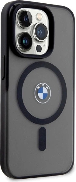 Панель BMW IML Signature MagSafe для Apple iPhone 15 Pro Black (BMHMP15LDSLK) - зображення 4