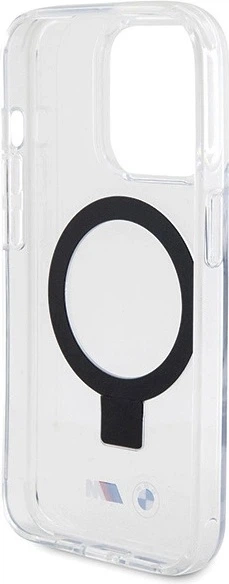 Etui plecki BMW Ring Stand M Collection MagSafe do Apple iPhone 15 Pro Transparent (BMHMP15LURST) - obraz 7