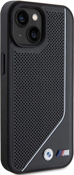 Панель BMW Perforated Twisted Line MagSafe для Apple iPhone 15/14/13 Black (BMHMP15S23PUCPK) - зображення 4