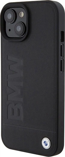 Панель BMW Signature Logo Imprint MagSafe для Apple iPhone 15/14/13 Black (BMHMP15SSLLBK) - зображення 2