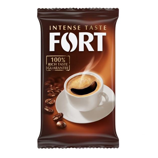 Кава натуральна Fort мелена 90г м'яка пачка - Фото 1 Кава натуральна Fort мелена 90г м'яка пачка - изображение 1