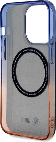 Панель BMW Gradient Bumper MagSafe для Apple iPhone 15 Pro Max Gray (BMHMP15XHTGE) - зображення 7