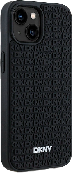 Панель DKNY 3D Rubber Repeat Pattern для Apple iPhone 15 Plus Black (3666339266844) - зображення 4