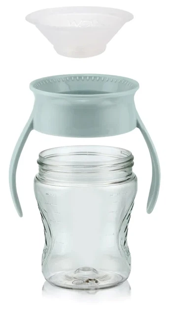 Чашка з твердою шийкою WOW Cup Baby 360° 207 мл Спокійний зелений (WOW1373) (0857689007420) - зображення 2