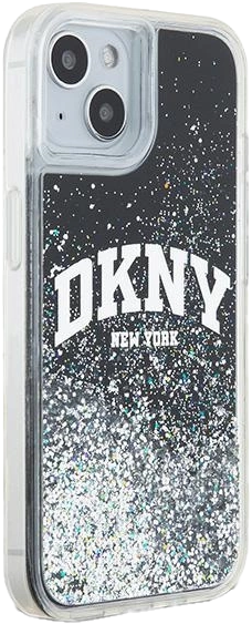 Панель DKNY Liquid Glitter Big Logo для Apple iPhone 14 Plus/15 Plus Black (3666339270766) - зображення 4
