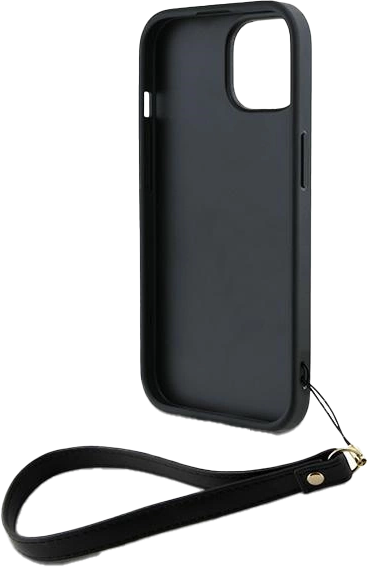 Панель DKNY Wrist Strap Stock Logo для Apple iPhone 14 Plus/15 Plus Black (3666339264741) - зображення 5
