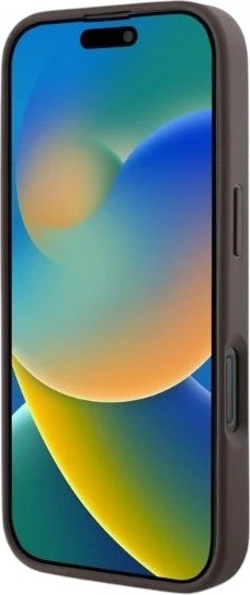 Etui Guess Peony On 4G Background MagSafe do Apple iPhone 16 Pro Brown (GUHMP16LP4PWPW) - obraz 4