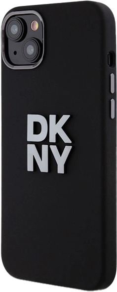 Etui DKNY Liquid Silicone Metal Logo do Apple iPhone 14 Plus/15 Plus Black (3666339265304) - obraz 2