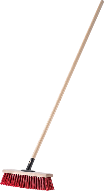 Щітка для вулиці Kadax Treia 40 см Червона K8994 (5903699483503) - зображення 1
