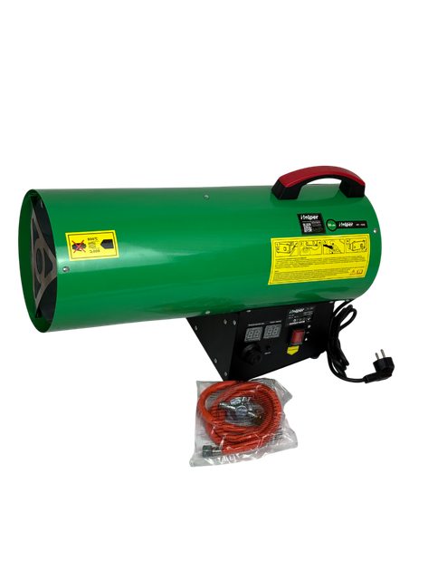Тепловая пушка газовая LPG тепловентилятор обогреватель на пропан-бутане Helper HP-1036 50 кВт промышленный напольный дуйчик для домов дач складов магазинов гаражей хозяйств обогрева помещений 500 м³ производительность 1500 м³/ч расход газа 3.6 кг/ч - изображение 14