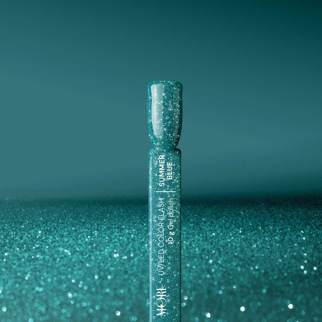 Гель-лак Silcare ManiMore Flash Summer Blue 10 г (5902560569780) - зображення 2