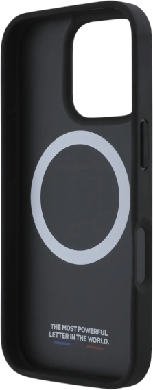 Панель BMW M Perforated Twisted Line MagSafe для Apple iPhone 16 Pro Black (BMHMP16L23PUCPK) - зображення 7