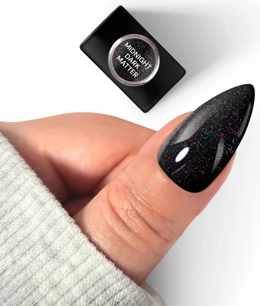 Гель-лак Silcare ManiMore Flash Midnight Dark Mattera 10 г (5902560569650) - зображення 4