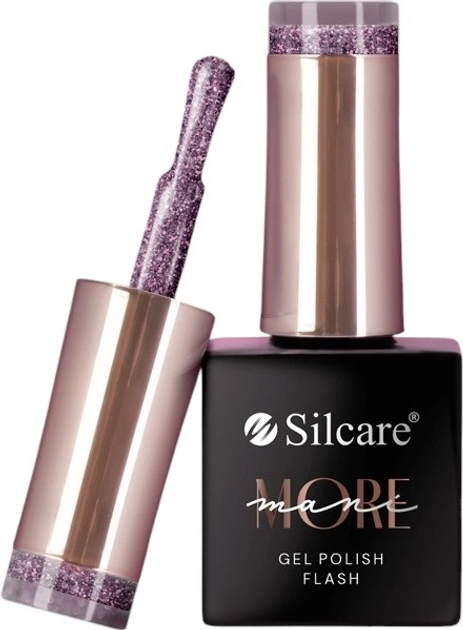 Lakier hybrydowy Silcare ManiMore Flash Summer Violet 10 g (5902560569834) - obraz 1