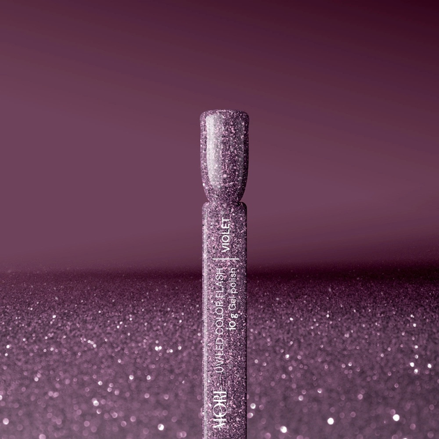 Lakier hybrydowy Silcare ManiMore Flash Summer Violet 10 g (5902560569834) - obraz 2