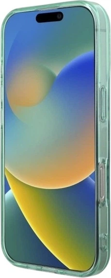 Etui Guess IML Rhinestones MagSafe do Apple iPhone 16 Pro Green (GUHMP16LPFTDTEN) - obraz 5