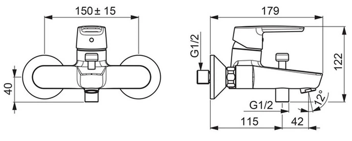 Bateria wannowa Oras Saga 3940Y - obraz 2