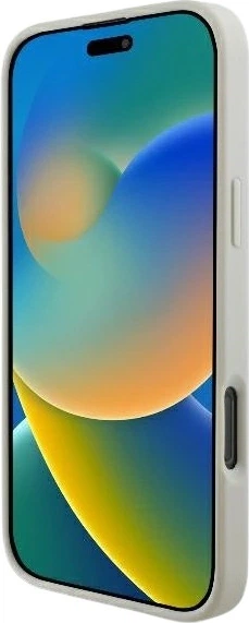 Etui Guess Peony Script Logo MagSafe do Apple iPhone 16 Pro White (GUHMP16LPGPYSH) - obraz 5