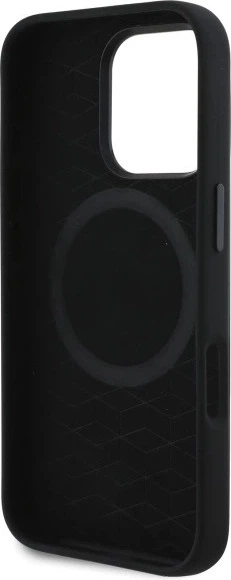Панель BMW Silicone Cut Tricolor Lines MagSafe для Apple iPhone 16 Pro Black (BMHMP16L23SCUK) - зображення 7