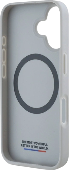 Панель BMW M Carbon Tricolor Line MagSafe для Apple iPhone 16 Gray (BMHMP16S23PUDTS) - зображення 7