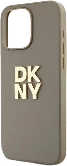 Etui DKNY Wrist Strap Stock Logo do Apple iPhone 15 Pro Max Beige (3666339264901) - obraz 5