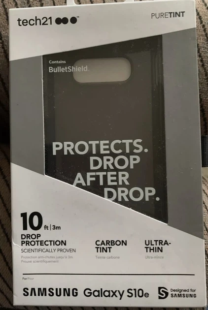 Фірмовий протиударний чохол tech21 PureTint SM для Samsung Galaxy S10e SM-G970 Карбон - Фото 3 Фірмовий протиударний чохол tech21 PureTint SM для Samsung Galaxy S10e SM-G970 Карбон - изображение 3