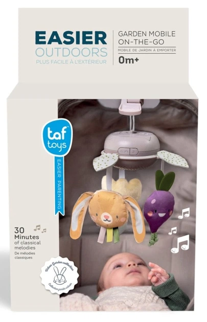 Zawieszka Taf Toys Karuzela muzyczna Garden do wózka 259-13275 (0605566132754) - obraz 1