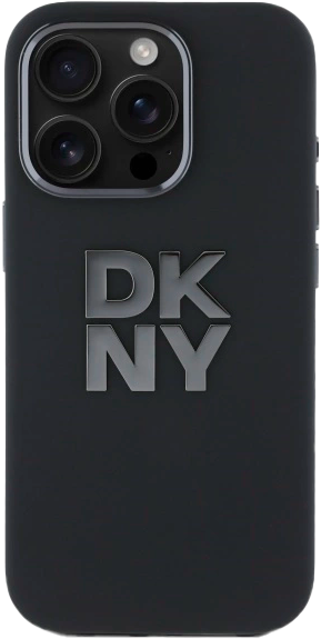 Панель DKNY Liquid Silicone Metal Logo для Apple iPhone 16 Pro Max Black (3666339334734) - зображення 3