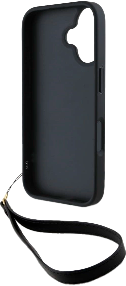 Панель DKNY Wrist Strap Stock Logo для Apple iPhone 16 Black (3666339334543) - зображення 6