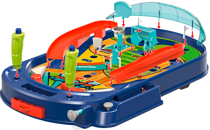 Настільна гра Rebel MINI FLIPPER (5901890103640) - зображення 4