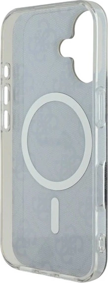 Etui Guess IML 4G MagSafe do Apple iPhone 16 Plus Black (GUHMP16MH4STK) - obraz 7
