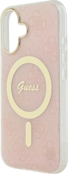 Панель Guess IML 4G MagSafe для Apple iPhone 16 Plus Pink (GUHMP16MH4STP) - зображення 6