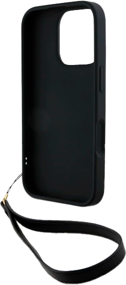 Панель DKNY Wrist Strap Stock Logo для Apple iPhone 16 Pro Max Black (3666339334574) - зображення 6