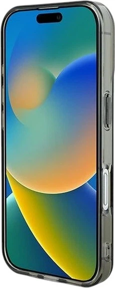 Etui Guess IML Rhinestones MagSafe do Apple iPhone 16 Plus Black (GUHMP16MPFTDTEK) - obraz 5