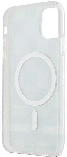 Панель DKNY IML Checkered Mono Pattern & Printed Stripes MagSafe для Apple iPhone 11 / Xr Black (3666339269258) - зображення 5