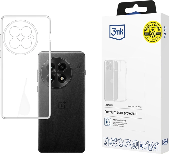 Etui plecki 3MK Clear Case do OnePlus 13 Clear (5903108620352) - obraz 2