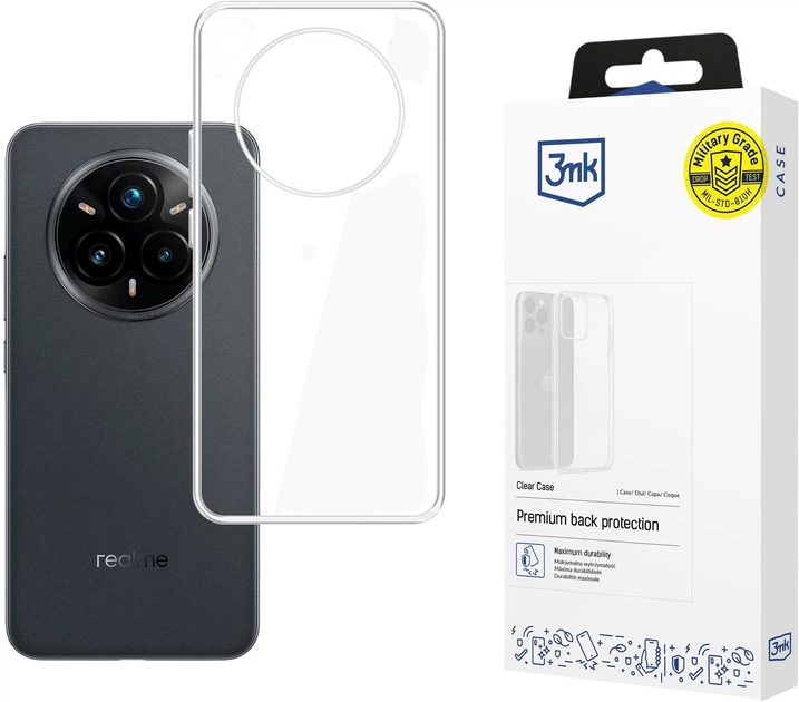 Панель 3MK Clear Case для Realme 14 Pro+ Clear (5903108643566) - зображення 1