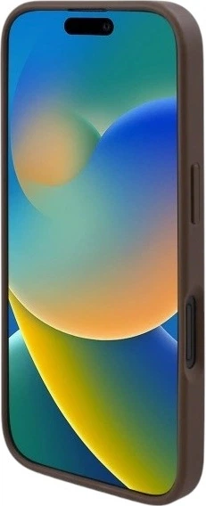 Etui Guess 4G Flowers Print MagSafe do Apple iPhone 16 Brown (GUHMP16SP4ROPEMCW) - obraz 5