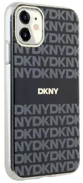 Панель DKNY IML Mono & Stripe MagSafe для Apple iPhone 11 / Xr Black (3666339267995) - зображення 4