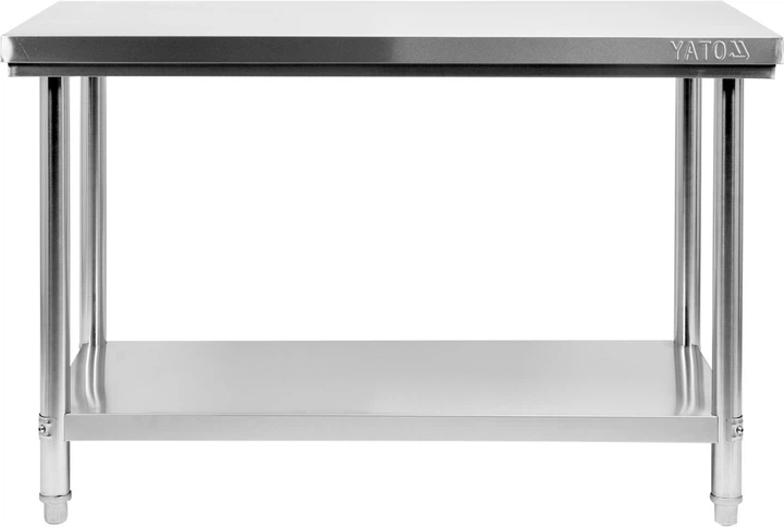 Stół centralny YATO składany z półką 1400 x 700 x 850 mm (YG-09012) - obraz 2