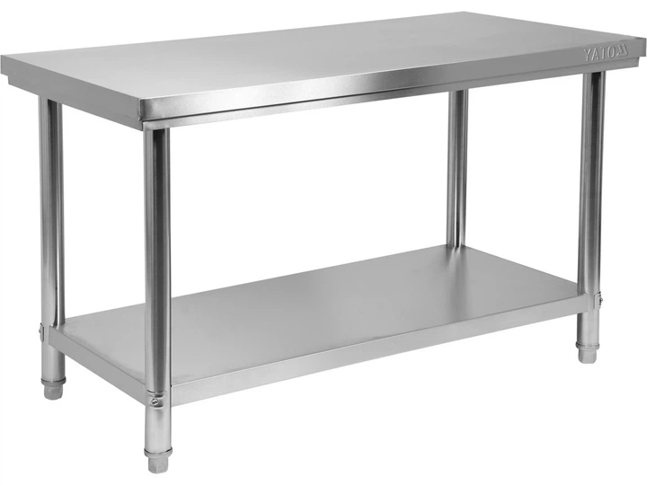 Stół centralny YATO składany z półką 1600 x 700 x 850 mm (YG-09014) - obraz 3