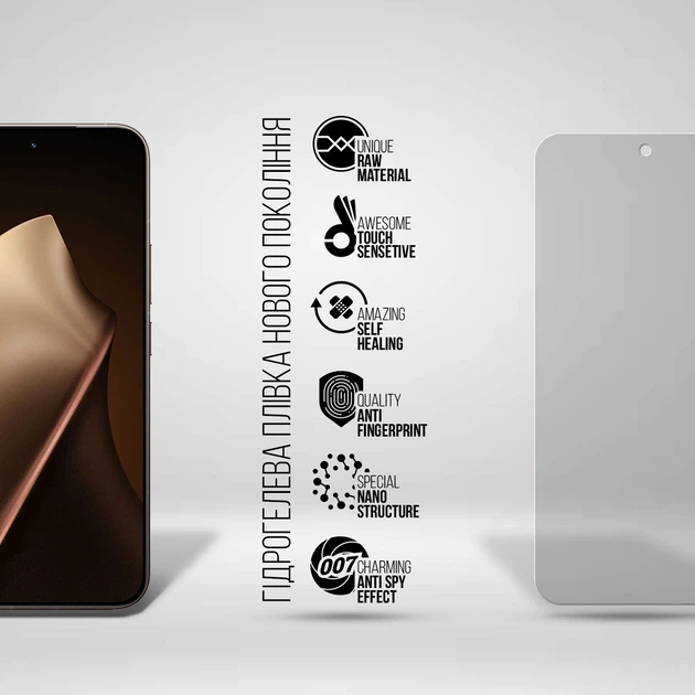 Гидрогелевая пленка ArmorStandart Anti-spy для Xiaomi 15T Pro 5G (ARM86972) - изображение 2