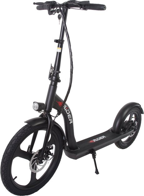 Hulajnoga elektryczna Rider Monster Czarna (5907518378049) - obraz 2