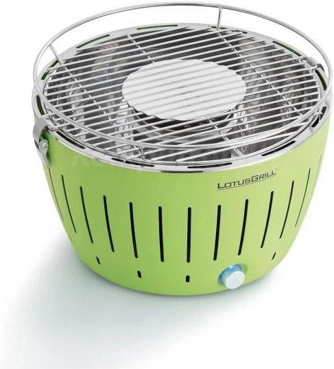 Гриль вугільний портативний LotusGrill GGR34P Green - Фото 2 Гриль вугільний портативний LotusGrill GGR34P Green - зображення 2