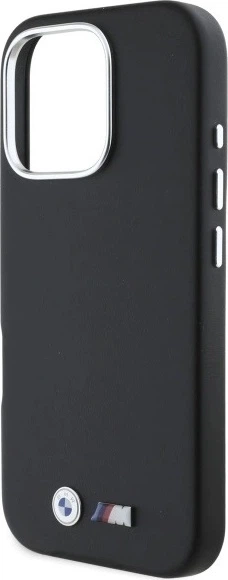 Etui plecki BMW M Smooth Full Wrapped Metal MagSafe do Apple iPhone 16 Pro Max Black (BMHMP16X23PMWK) - obraz 6