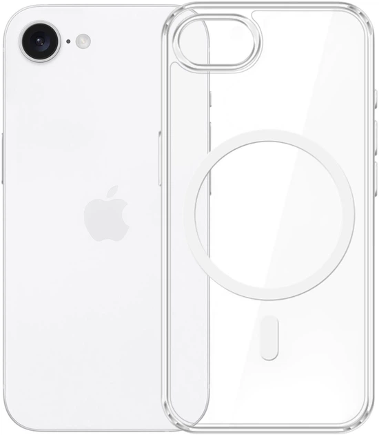 Etui plecki 3MK MagCase do Apple iPhone 16E Clear (5903108562904) - obraz 1